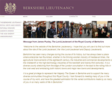 Tablet Screenshot of berkshirelieutenancy.org